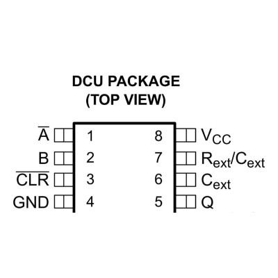 Микросхема SN74LVC1G123DCUR