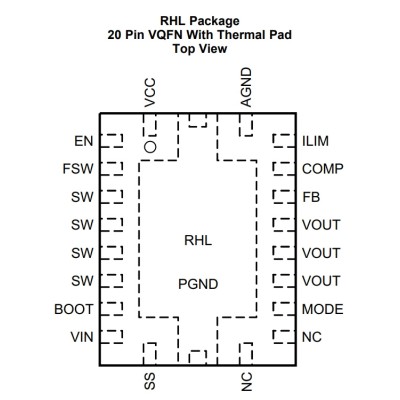 Микросхема TPS61088RHLR