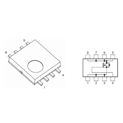 Микросхема TPCA8A11-H N-Channel MOSFET 30V 35A SOP-ADVANCE