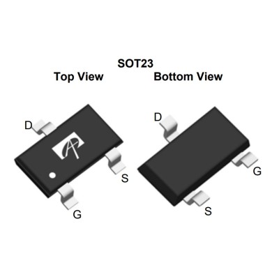 Микросхема AOSS32334C N-Channel MOSFET 30V 6.2A SOT23