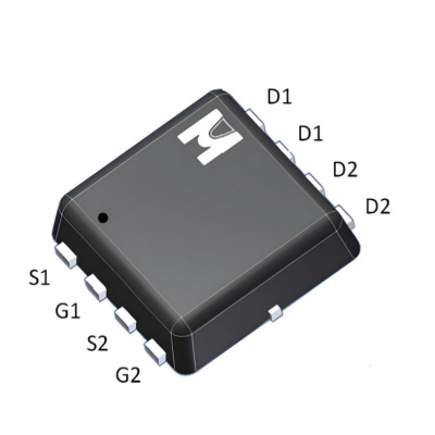 Микросхема EMF20B02V P-Channel MOSFET 30V 8.5A EDFN3x3