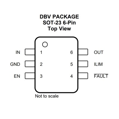 Микросхема TPS25221DBVR SOT23-6