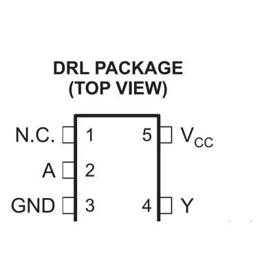 Микросхема SN74LVC1G17DRLR