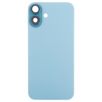 Задняя крышка для iPhone 16 Plus в сборе со стеклом камеры Бирюзовый (стекло, логотип) - Премиум Задняя крышка для iPhone 16 Plus в сборе со стеклом камеры Бирюзовый (стекло, логотип) - Премиум