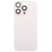 Задняя крышка для iPhone 16 Pro в сборе со стеклом камеры Бежевый (стекло, логотип) - Премиум
