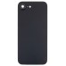 Задняя крышка для Apple iPhone 16e в сборе со стеклом камеры Черный (стекло, логотип) - Премиум