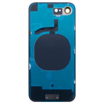 Задняя крышка для iPhone 16e A3408 со стеклом камеры Белый (стекло, логотип) - Премиум