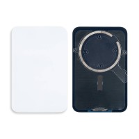 Задняя крышка для Apple iPhone 17 Pro Max Серебро (стекло, логотип) - Премиум