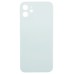 Задняя крышка для Apple iPhone 12 Зеленый (стекло, узкий вырез под камеру, логотип) - Премиум