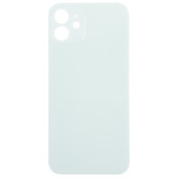 Задняя крышка для iPhone 12 Зеленый (стекло, широкий вырез под камеру, логотип) - Премиум