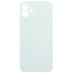 Задняя крышка для iPhone 12 Зеленый (стекло, широкий вырез под камеру, логотип) - Премиум