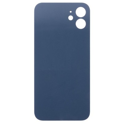 Задняя крышка для iPhone 12 Зеленый (стекло, широкий вырез под камеру, логотип) - Премиум