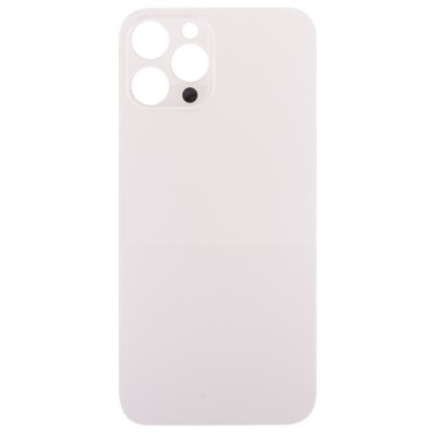 Задняя крышка для iPhone 12 Pro Золото (стекло, широкий вырез под камеру, логотип) - Премиум