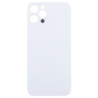 Задняя крышка для Apple iPhone 12 Pro Белый (стекло, узкий вырез под камеру, логотип) - Премиум Задняя крышка для Apple iPhone 12 Pro Белый (стекло, узкий вырез под камеру, логотип) - Премиум