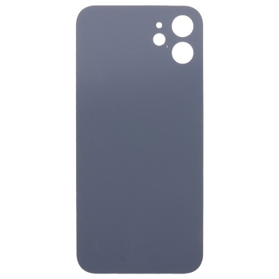 Задняя крышка для Apple iPhone 12 Красный (стекло, узкий вырез под камеру, логотип) - Премиум