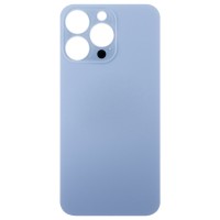 Задняя крышка для Applе iPhone 13 Pro (голубая) (стекло, узкий вырез под камеру, логотип) Задняя крышка для Applе iPhone 13 Pro (голубая) (стекло, узкий вырез под камеру, логотип)