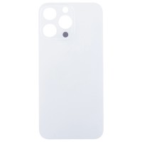 Задняя крышка для Apple iPhone 13 Pro Белый (стекло, узкий вырез под камеру, логотип) - Премиум