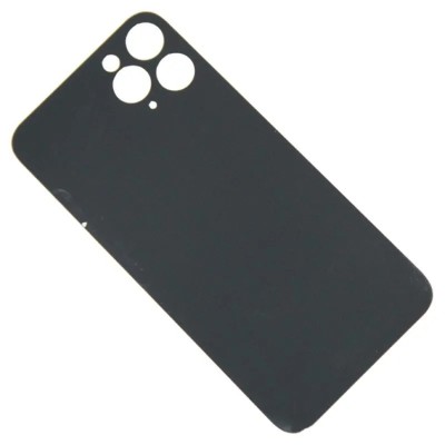 Задняя крышка для iPhone 11 Pro Золото (стекло, широкий вырез под камеру, логотип) - Премиум