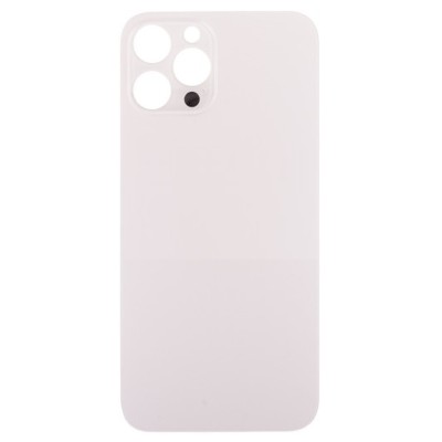 Задняя крышка для iPhone 12 Pro Max Золото (стекло, широкий вырез под камеру, логотип) - Премиум