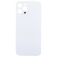 Задняя крышка для Apple iPhone 12 Pro Max Белый (стекло, узкий вырез под камеру, логотип) - Премиум Задняя крышка для Apple iPhone 12 Pro Max Белый (стекло, узкий вырез под камеру, логотип) - Премиум