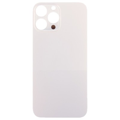 Задняя крышка для iPhone 13 Pro Max Золото (стекло, широкий вырез под камеру, логотип) - Премиум