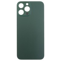 Задняя крышка для Apple iPhone 13 Pro Max Зеленый (стекло, узкий вырез под камеру, логотип) - Премиум Задняя крышка для Apple iPhone 13 Pro Max Зеленый (стекло, узкий вырез под камеру, логотип) - Премиум