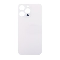 Задняя крышка для Apple iPhone 14 Pro Max Золото (стекло, узкий вырез под камеру, логотип) - Премиум