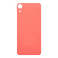 Задняя крышка для iPhone Xr Коралловый (стекло, широкий вырез под камеру, логотип) - Премиум Задняя крышка для iPhone Xr Коралловый (стекло, широкий вырез под камеру, логотип) - Премиум