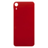Задняя крышка для iPhone Xr Красный (стекло, широкий вырез под камеру, логотип) - Премиум Задняя крышка для iPhone Xr Красный (стекло, широкий вырез под камеру, логотип) - Премиум