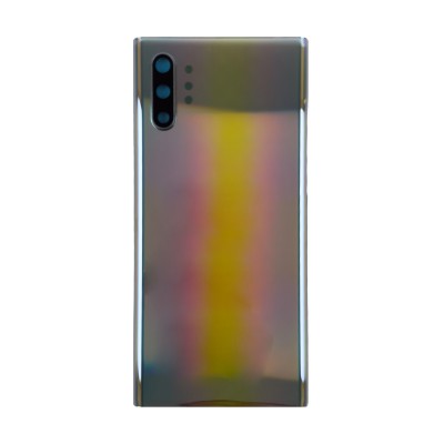 Задняя крышка для Samsung N975F Galaxy Note 10+ Серебро - Премиум