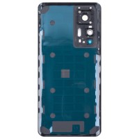 Задняя крышка для Xiaomi 12T Черный (Матовая) - Премиум