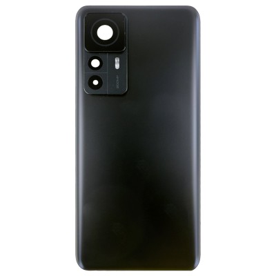 Задняя крышка для Xiaomi 12T Pro 22081212UG Черный (Матовая) - Премиум