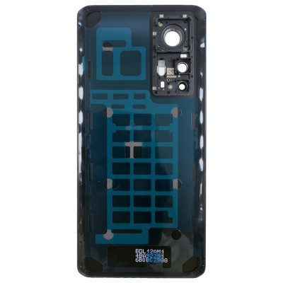 Задняя крышка для Xiaomi 12T Pro 22081212UG Черный (Матовая) - Премиум