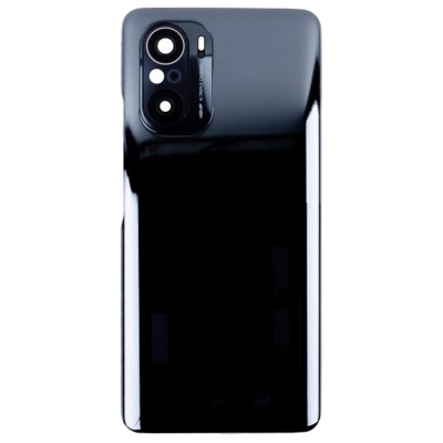Задняя крышка для Xiaomi Poco F3 Черный - Премиум
