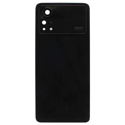 Задняя крышка для Xiaomi Poco X4 Pro 5G Черный - Премиум