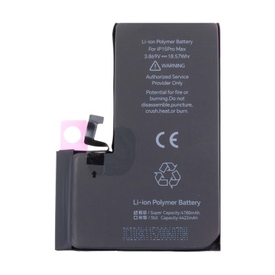 Аккумулятор для Apple iPhone 15 Pro Max - JCID с верификацией - усиленная 4780 mAh