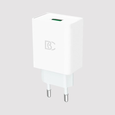 Сетевое зарядное устройство USB BC C56 (15W, QС3.0) Белый