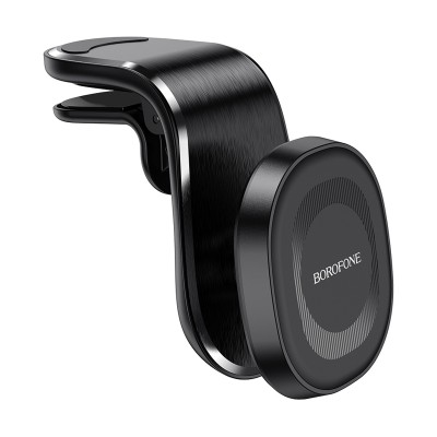 Авто держатель Borofone BH40 (магнитный, в дефлектор) Черный