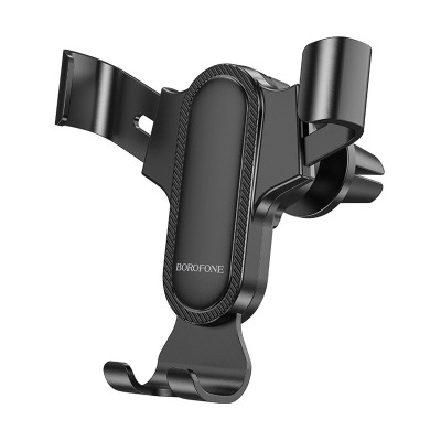 Авто держатель Borofone BH74 (раздвижной, в дефлектор) Черный