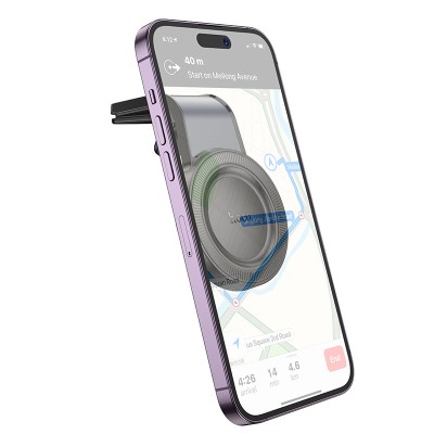 Авто держатель Hoco H59 (Magsafe, в дефлектор) Черный