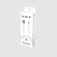 Кабель USB - Lightning BC (5А) Белый