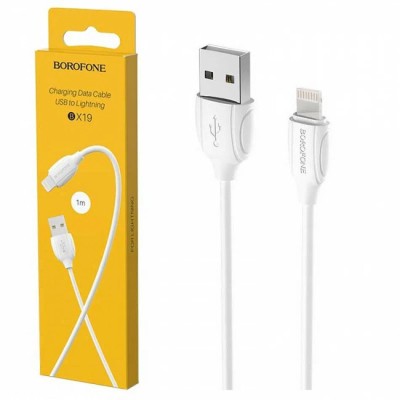 Кабель USB - Lightning Borofone BX19 (2A) Белый
