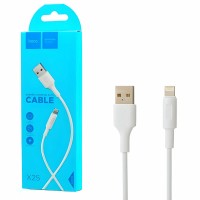 Кабель USB - Lightning Hoco X25 (2А) Белый