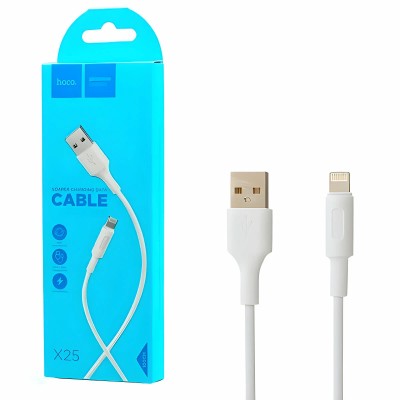 Кабель USB - Lightning Hoco X25 (2А) Белый