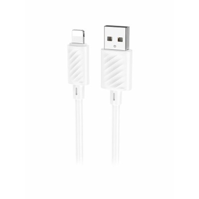 Кабель USB - Lightning Hoco X88 (2.4А, 2 м) Белый