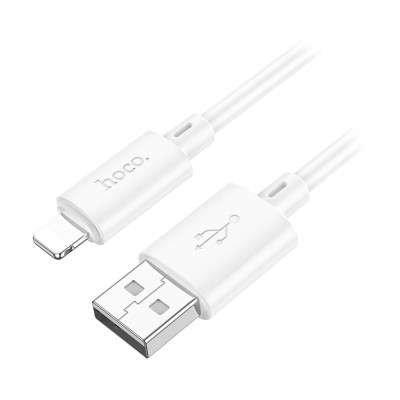 Кабель USB - Lightning Hoco X88 (2.4А) Белый