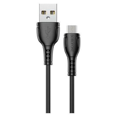 Кабель USB - MicroUSB Borofone BX51 (2.4A) Черный