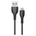 Кабель USB - MicroUSB Borofone BX51 (2.4A) Черный