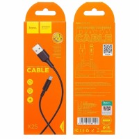 Кабель USB - MicroUSB Hoco X25 (2A) Черный