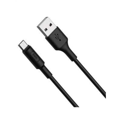 Кабель USB - MicroUSB Hoco X25 (2A) Черный
